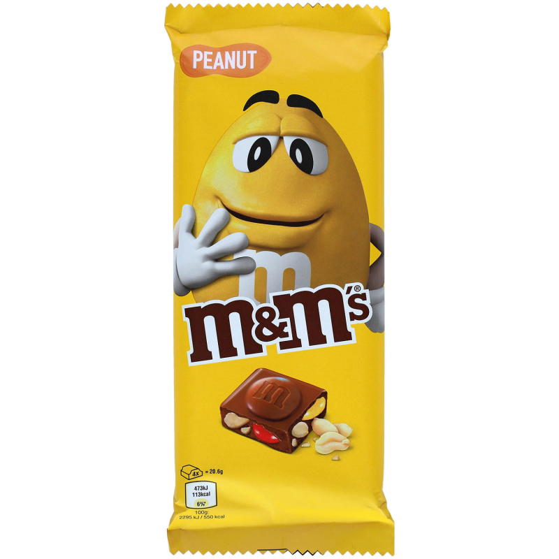  M&M'S Peanut Tafel 165g 