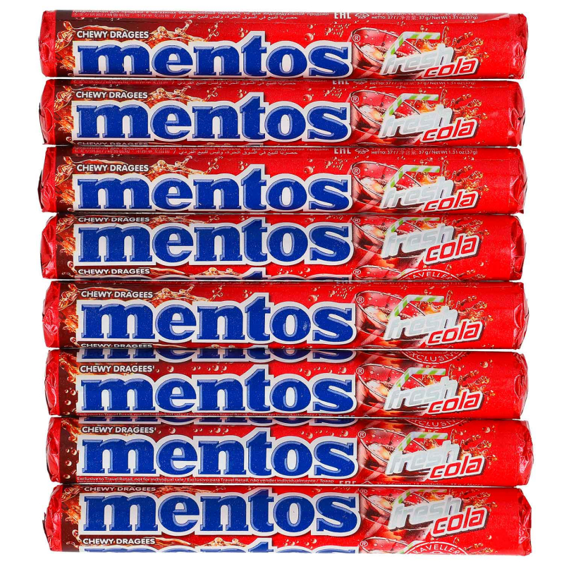  mentos Jumbo-Rolle Fresh Cola 8x37g 