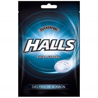  Halls Extra Strong zuckerfrei 65g 