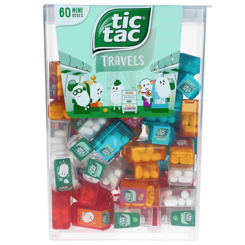  tic tac Travels Lilliput Mini-Boxen 60er 