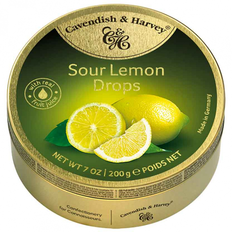  Cavendish & Harvey Sour Lemon Drops 200g 