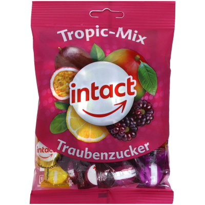  intact Traubenzucker Tropic-Mix 75g 