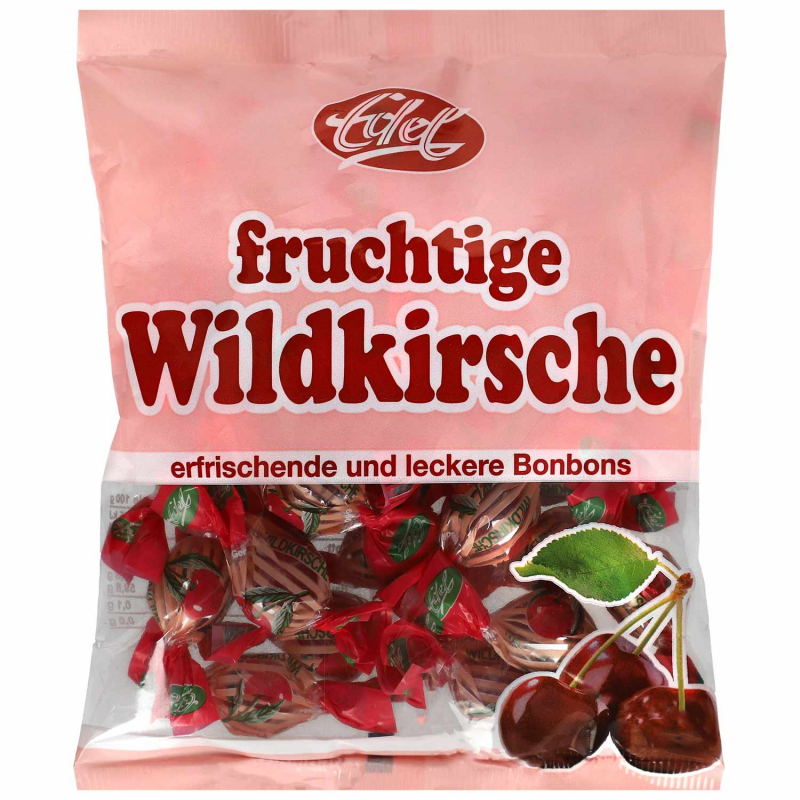  Edel Fruchtige Wildkirsche Bonbons 120g 