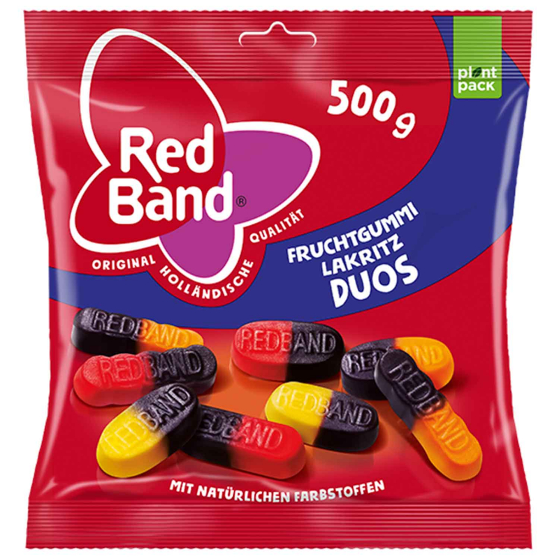  Red Band Fruchtgummi Lakritz Duos 500g 