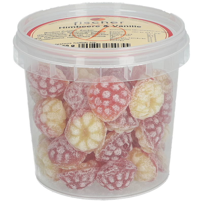  fischer Fine Sweets Himbeere & Vanille 200g 