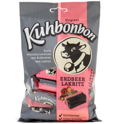  Kuhbonbon Erdbeer Lakritz 200g 