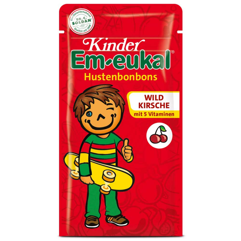  Kinder Em-eukal Hustenbonbons Wildkirsche 75g 