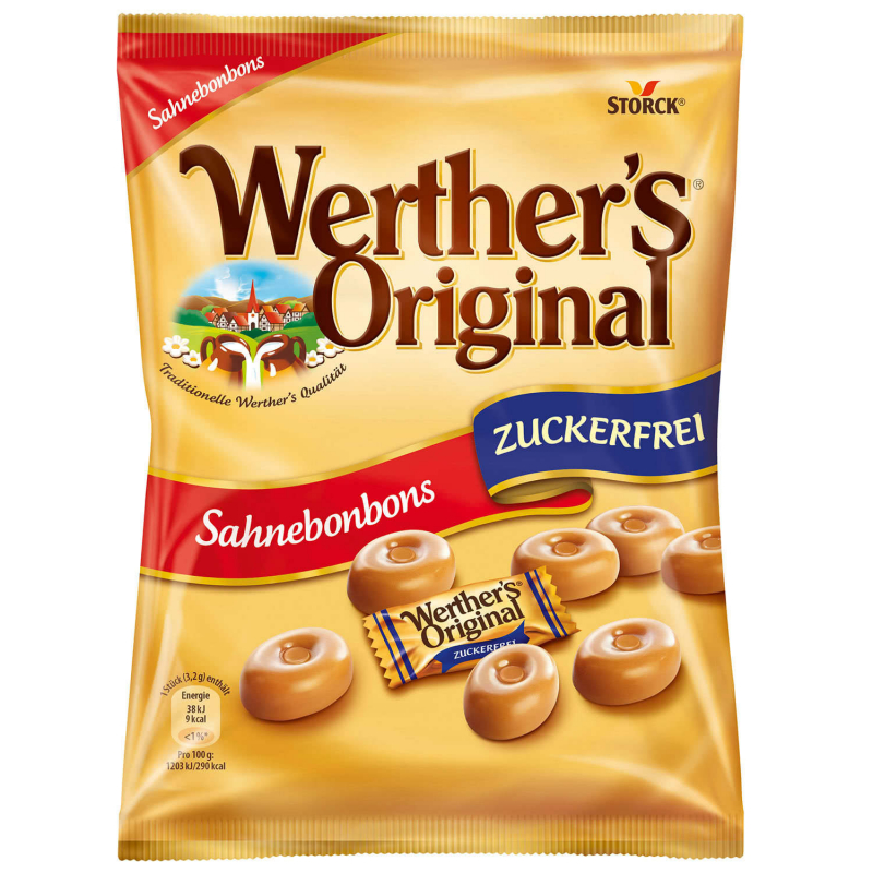  Werther's Original Sahnebonbons zuckerfrei 70g 