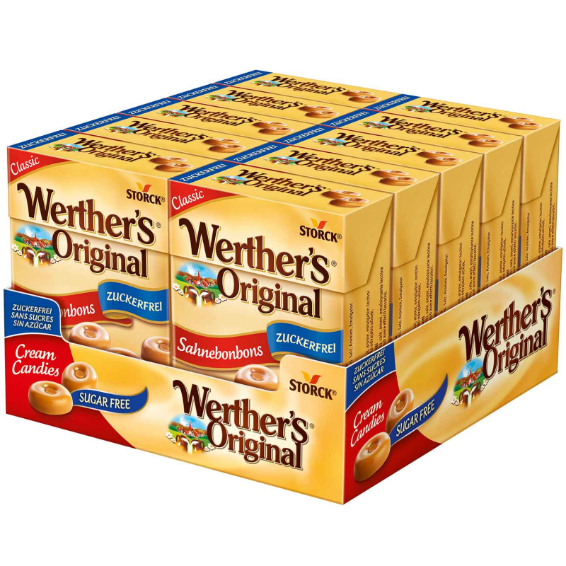  Werther's Original Sahnebonbons Minis zuckerfrei 42g 