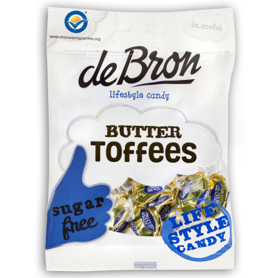  de Bron Butter Toffees sugarfree 70g 