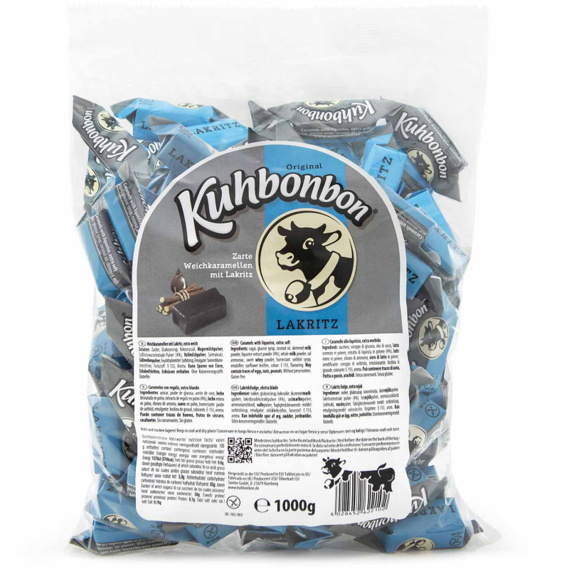  Kuhbonbon Lakritz 1kg 