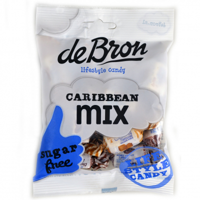  de Bron Caribbean Mix sugarfree 90g 