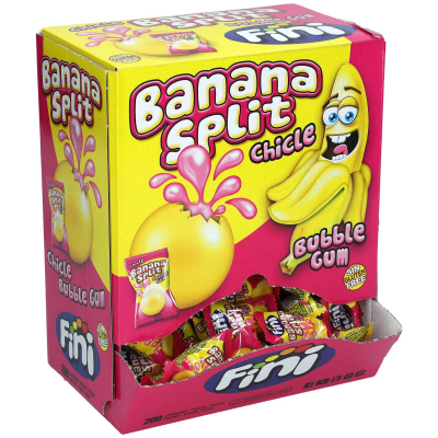  Fini Banana Split Bubble Gum 200er 