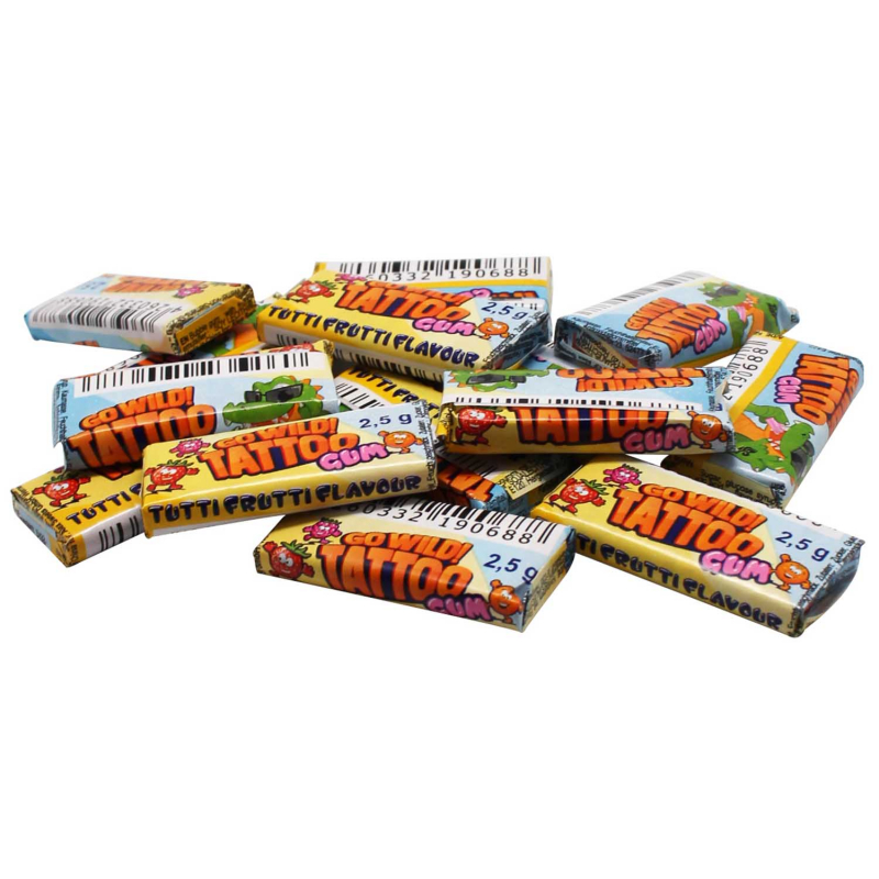  Sweet Flash Tattoo Gum Go Wild! 200er 