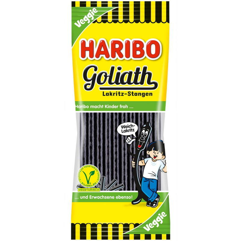  Haribo Goliath Lakritz-Stangen vegetarisch 125g 