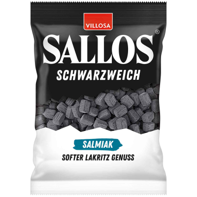  Sallos Schwarzweich Salmiak 200g 