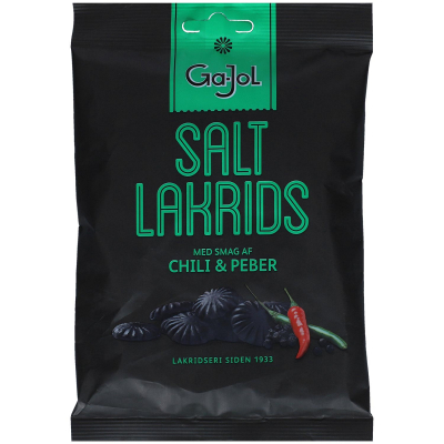  Ga-Jol Salt Lakrids Chili & Peber 140g 