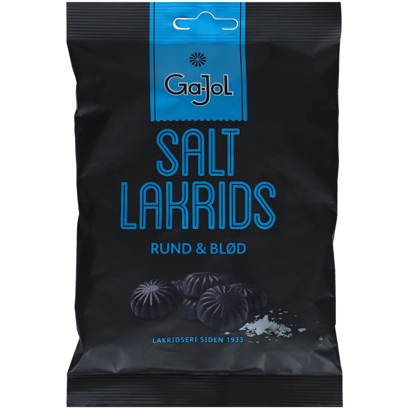  Ga-Jol Salt Lakrids Rund & Blød 140g 