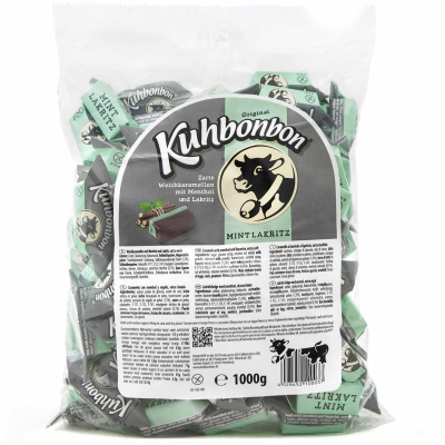  Kuhbonbon Mint Lakritz 1kg 