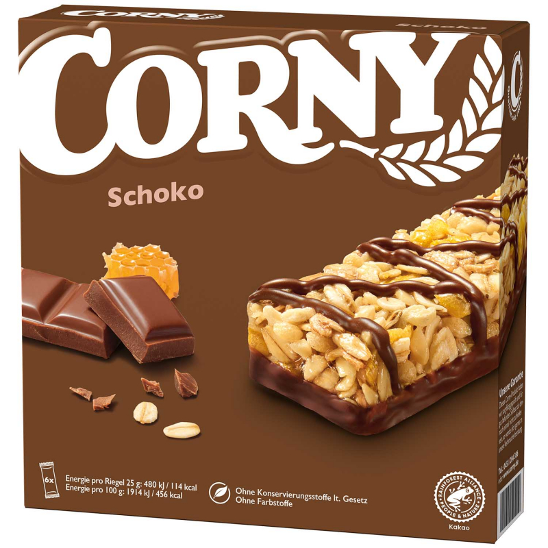  Corny Classic Schoko 6x25g 