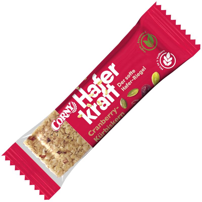  Corny Haferkraft Cranberry-Kürbiskern 65g 