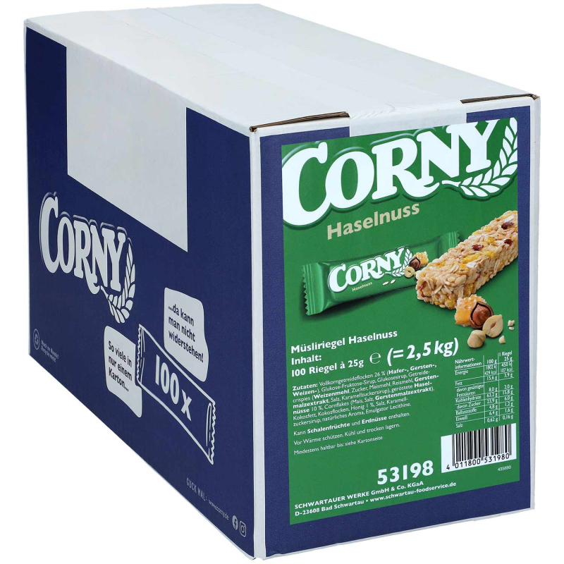  Corny Classic Haselnuss 100x25g 