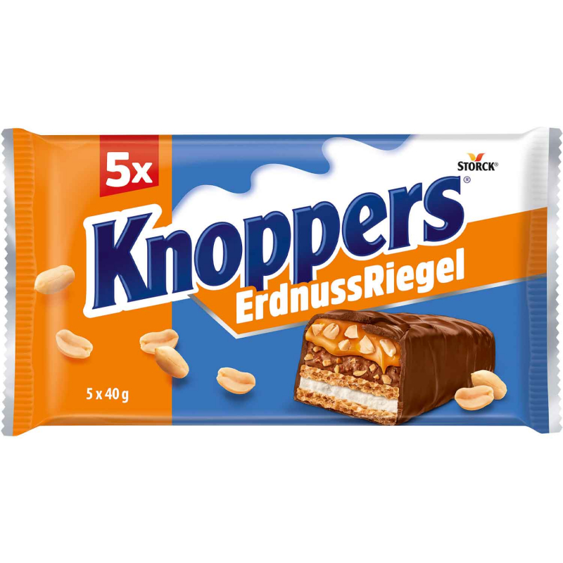  Knoppers ErdnussRiegel 5x40g 