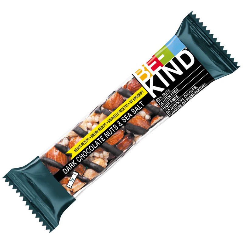  BE-KIND Dark Chocolate Nuts & Sea Salt 40g 