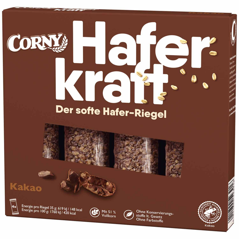  Corny Haferkraft Kakao 4x35g 