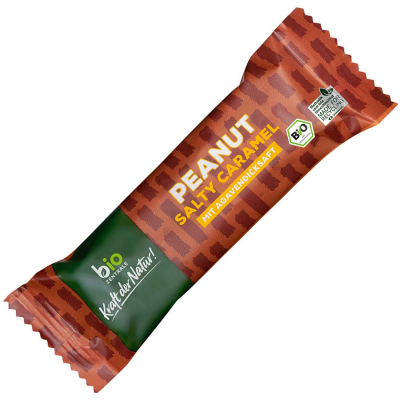  bio Zentrale Peanut Salty Caramel Riegel 40g 