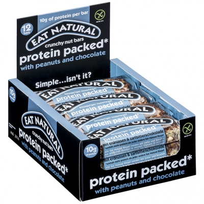  Eat Natural protein packed mit erdnüssen & zartbitterschokolade 45g 