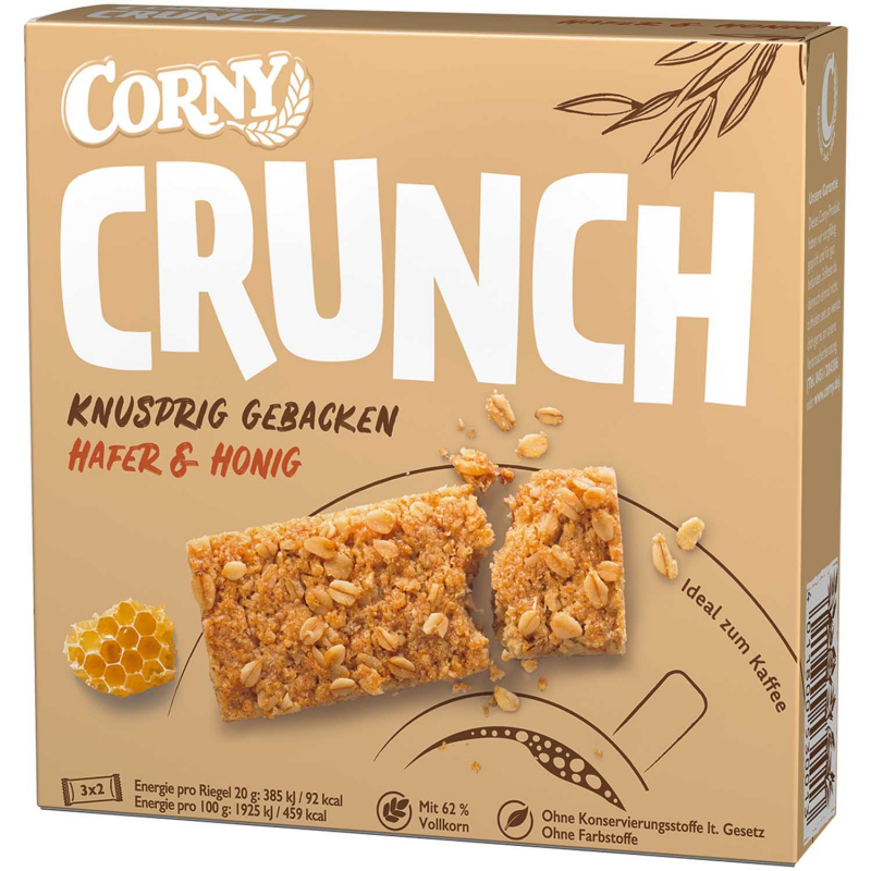  Corny Crunch Hafer & Honig 3x2er 