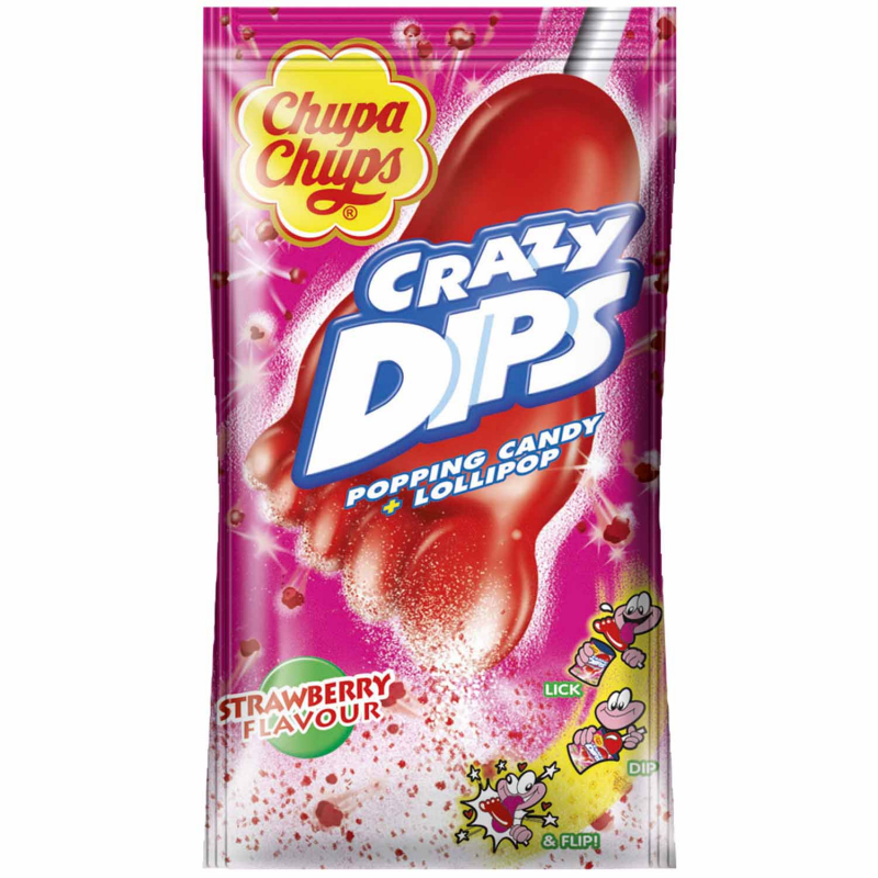  Chupa Chups Crazy Dips Strawberry 14g 