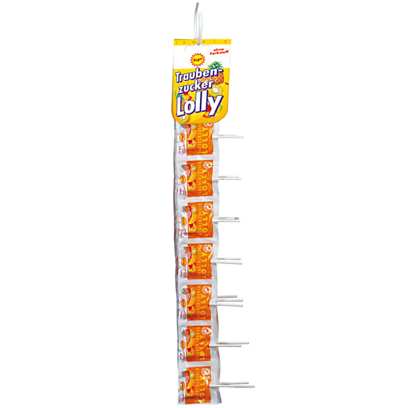  Frigeo Traubenzucker Lolly Tropic 7er 