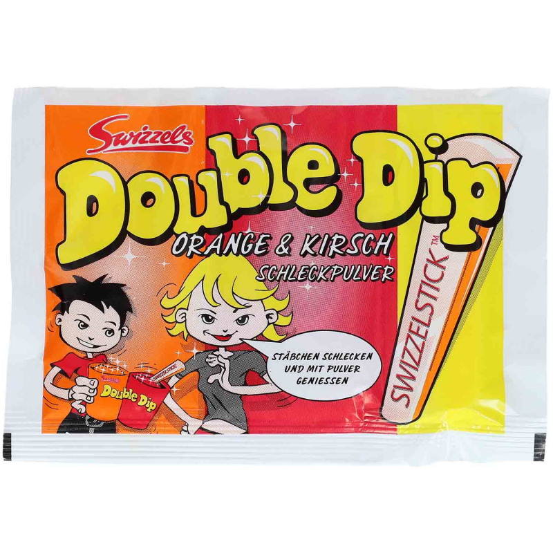  Swizzels Double Dip Orange & Cherry 24er 